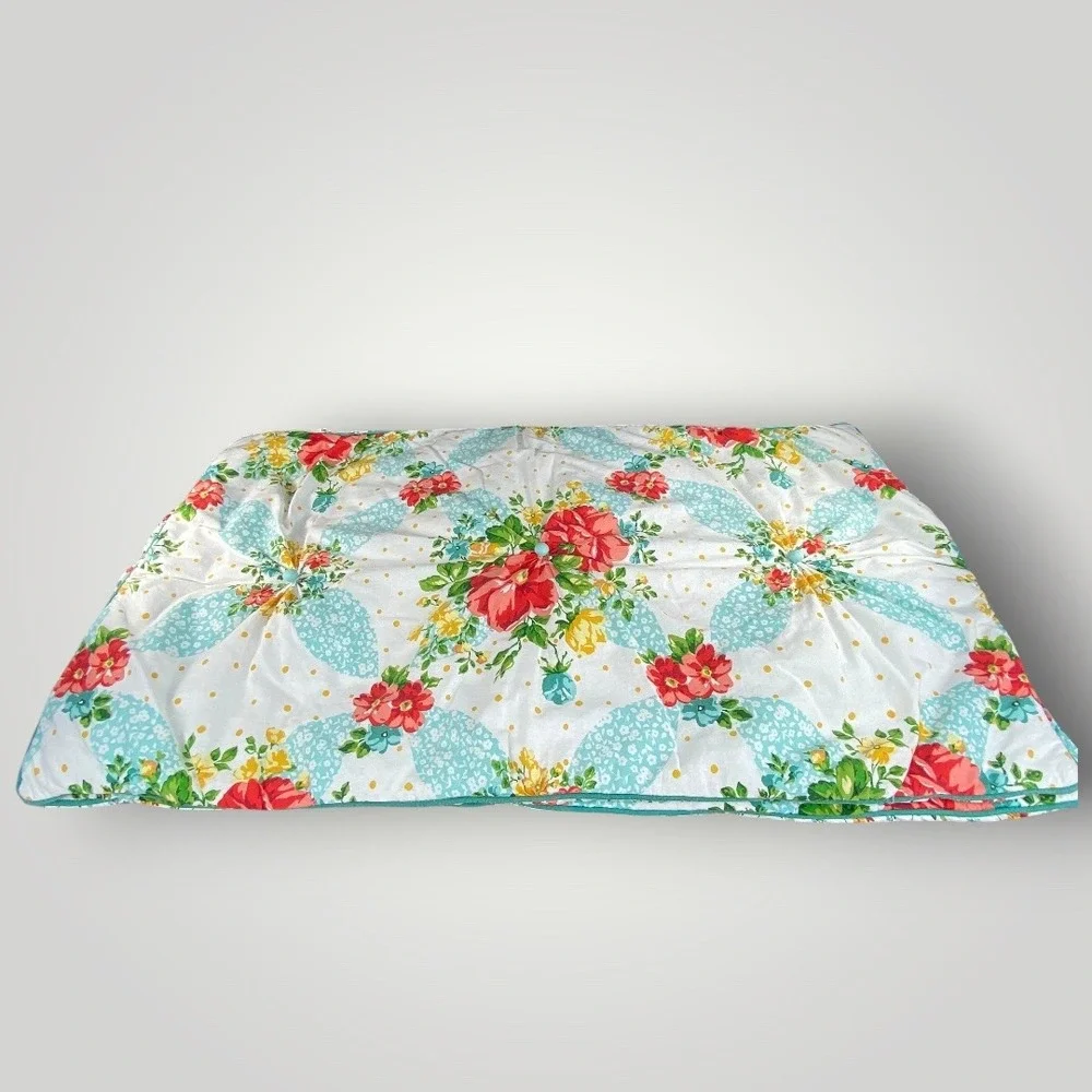 Pioneer Woman King Pillow Shams Floral Cottage Farmhouse Set 2 Boho‎ Decor